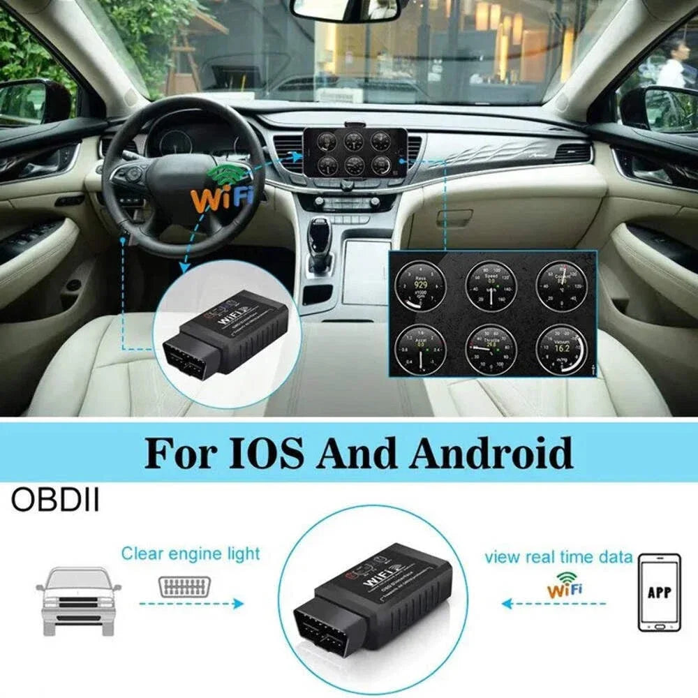 Scanner OBD2 WiFi : diagnostiquez votre voiture depuis votre téléphone